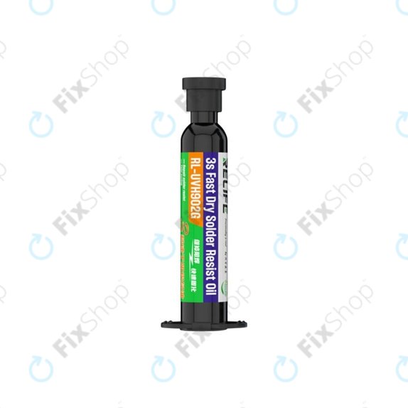 Relife RL-UVH902G - UV utrjujoča spajkalna maska - 10ml (Črn)