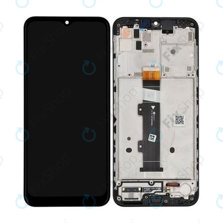Motorola Moto G20 XT2128 - LCD zaslon + steklo na dotik + okvir (Breeze Blue) - 5D68C18521 Genuine Service Pack