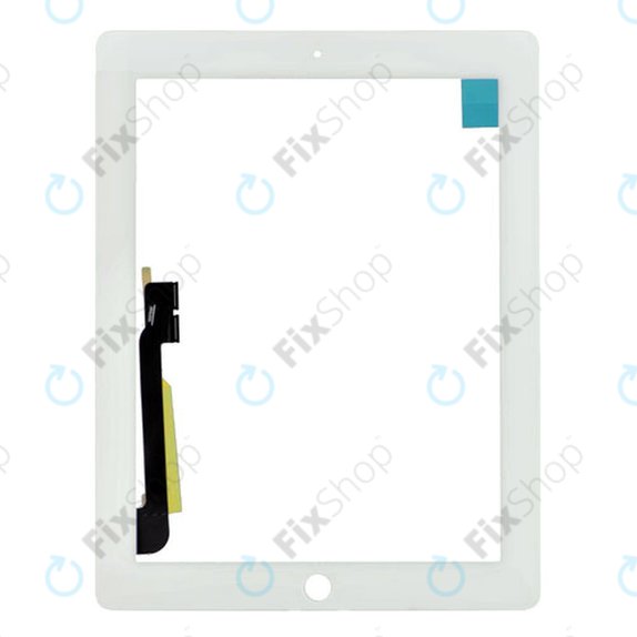 Apple iPad 3, iPad 4 - Steklo na dotik (White)