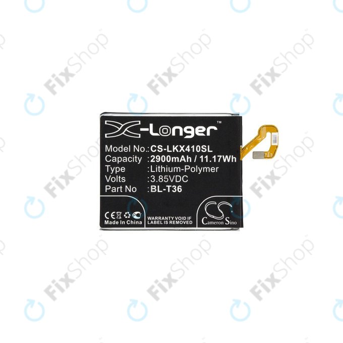 LG K10 (2018), K11, K11 Plus, K11 Prime, K30, Harmony 2 - Baterija BL-T36, EAC63638201 2900mAh HQ