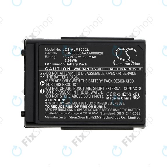 Baterija za Alcatel Mobile 300, 400 Dect, Mobile Reflexes 300, 400, 800mAh, Li-Ion, 3.7V, 3BN66305AAAA000828, HQ