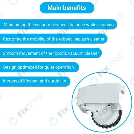 Roidmi EVE Plus - Kolo z Motorjem (Desno) (Bela)