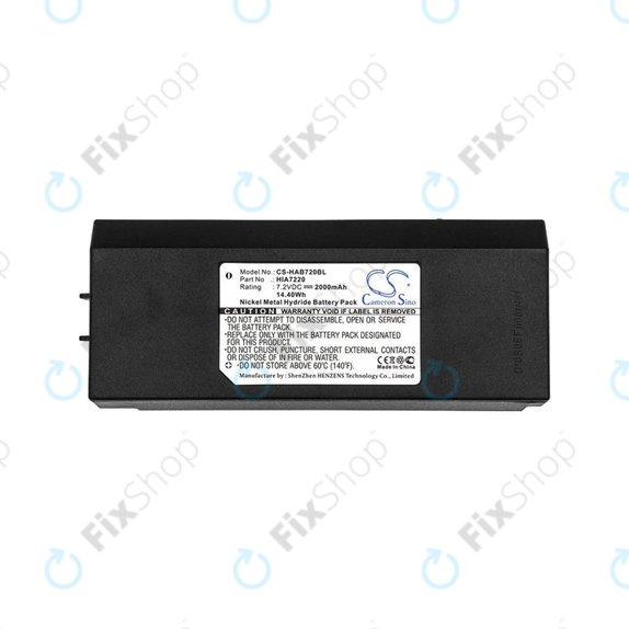Baterija za Hiab XS Drive, 2000mAh, Ni-MH, 7.2V, HIA7220, HQ