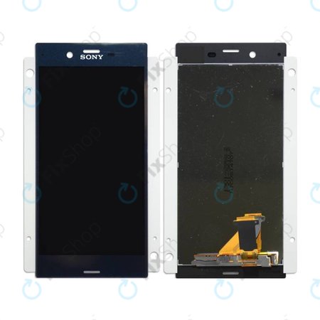 Sony Xperia XZ F8331 - LCD zaslon + steklo na dotik (Forest Blue) - 1304-9085 Genuine Service Pack