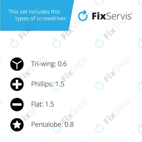 FixPremium - Celoten komplet orodij za sestavljanje mobilnega telefona 11 v 1