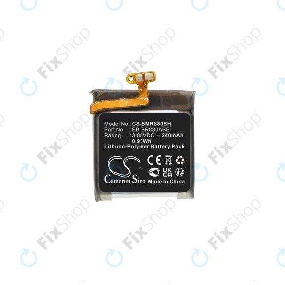 Baterija za Samsung Galaxy Watch 4 40mm, Watch4 Classic 42mm, 240mAh, Li-Pol, 3.88V, EB-BR880ABE, HQ