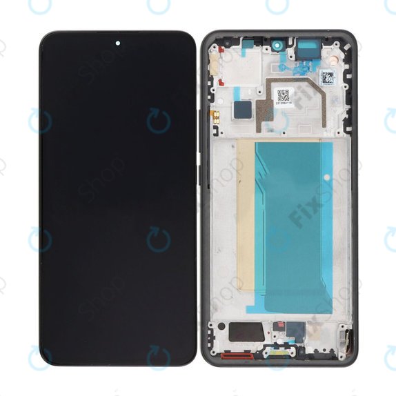 Xiaomi 13T, 13T Pro - LCD zaslon + steklo na dotik + okvir (Black) OLED