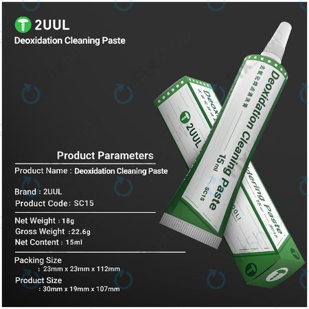 Pasta za deoksidacijo spajkalnih konic, 2UUL SC15, 15ml