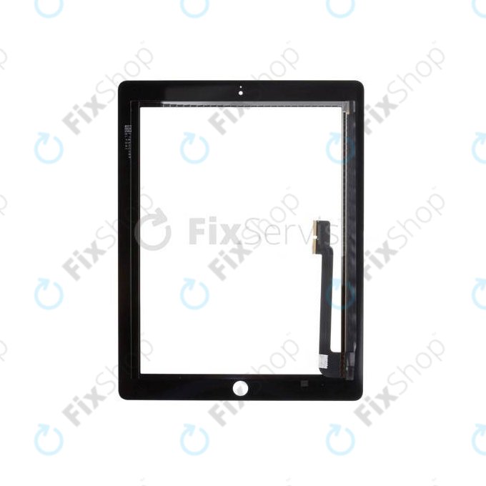 Apple iPad 3, iPad 4 - Touch Glass (Black)