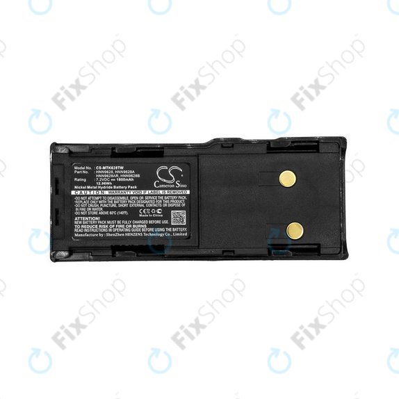 Baterija za Motorola CP250, GTX800, 1800mAh, Ni-MH, 7.2V, HNN9628, HQ