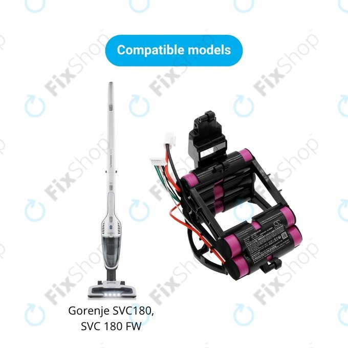 Gorenje SVC-series - Baterija 861789 Li-Ion 18.0V 3000mAh HQ