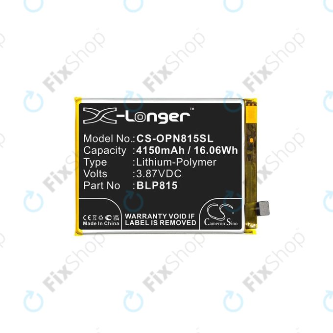OnePlus Nord N10 5G - Baterija BLP815 4150mAh HQ