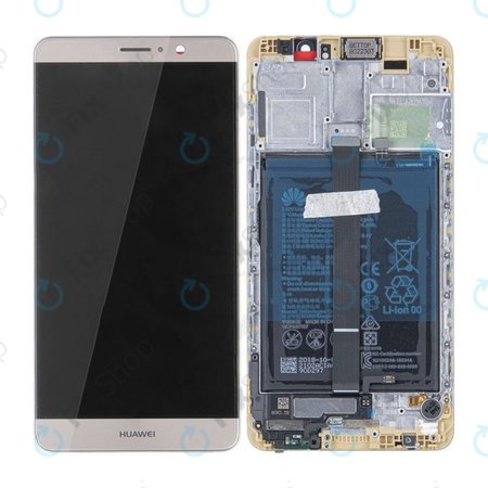 Huawei Mate 9 - LCD zaslon + steklo na dotik + okvir + baterija (Champagne Gold) - 02350YXL Genuine Service Pack