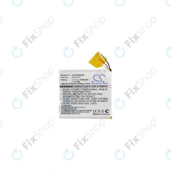 Apple iPod Nano (3rd Gen) - Baterija 616-0311 450mAh HQ