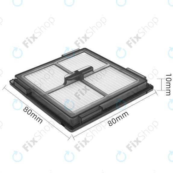 HEPA filter, 2 kos za Roborock Q10 VF, Q10 VF+, Q10 V, Q10 V+, Q10 S5, Q10 S5+