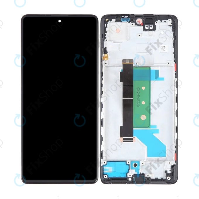 Xiaomi Redmi Note 12 Pro+ 5G - LCD zaslon + steklo na dotik + okvir (Midnight Black) OLED