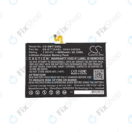 Samsung Galaxy Tab S5E - Baterija EB-BT725ABU 6800mAh HQ