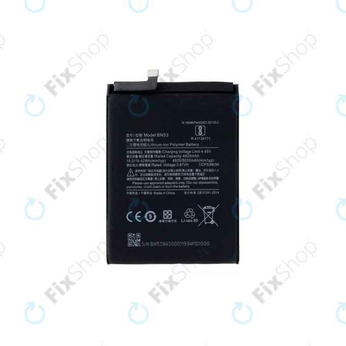 Xiaomi Redmi Note 9 Pro - Baterija BN53 5020mAh