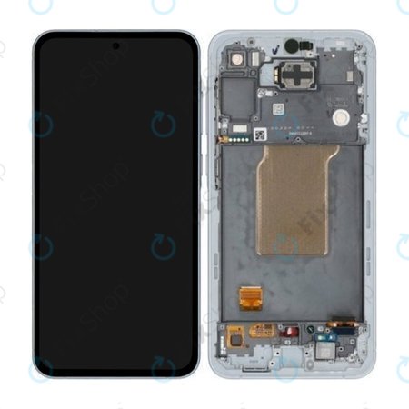 Samsung Galaxy A55 A556B - LCD zaslon + steklo na dotik + okvir (Awesome Iceblue) - GH82-34305B Genuine Service Pack