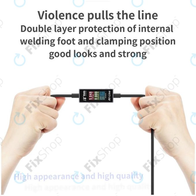 AV-Line - polnilni kabel za pametno zaznavanje (Lightning - USB-C)