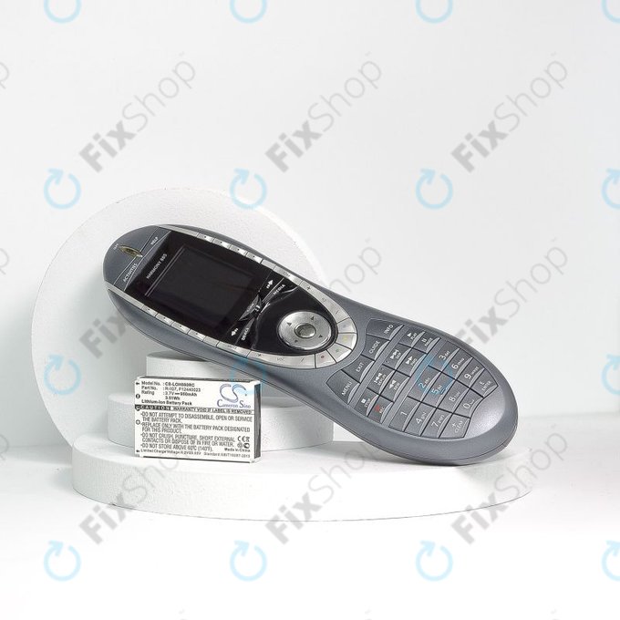 Baterija za Logitech Harmony 720, 780, 880, 890, 900, 950mAh, Li-Ion, 3.7V, R-IG7, HQ