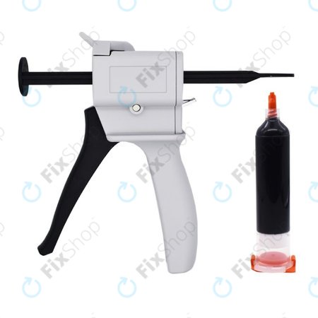 E-Fixit Black-8 - strukturno lepilo za zadnja stekla, pokrove in okvirje + lepilna pištola