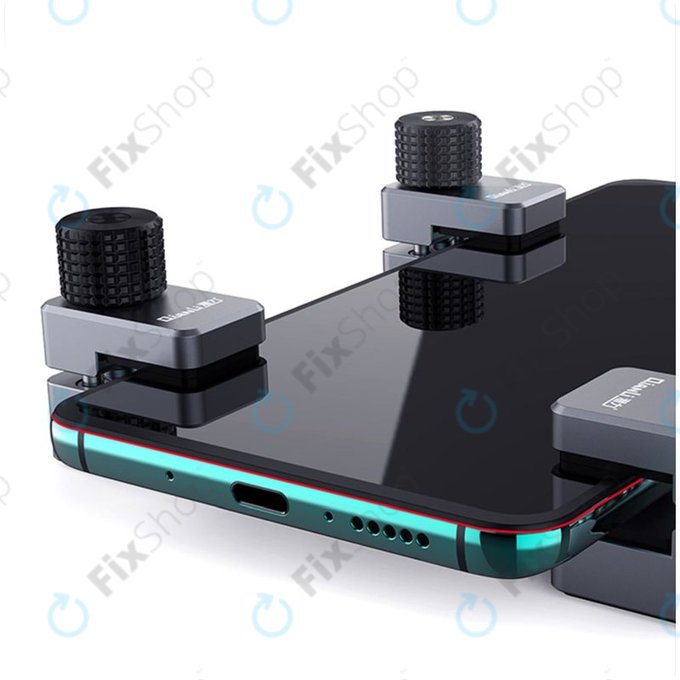 QianLi iClamp - aluminijasta objemka z gumijastim polnilom - razpon 11mm (4 kosi)