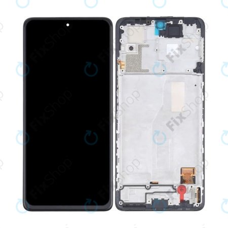 Xiaomi Redmi Note 10 Pro - LCD zaslon + steklo na dotik + okvir (Black) OLED