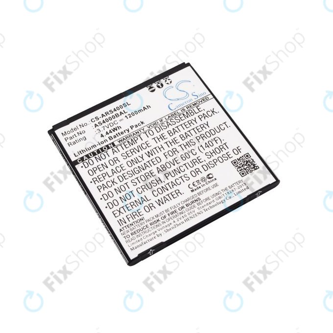 Baterija za Aligator S4000 Duo, 1200mAh, Li-Ion, 3.7V, AS4000BAL, HQ