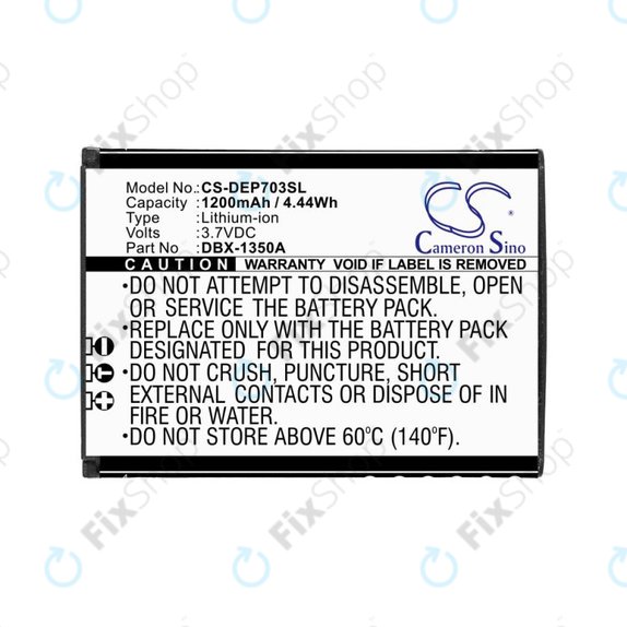 Baterija za Doro 7030, 7031, DFC-0270, 7080, 1200mAh, Li-Ion, 3.7V, DBX-1350A, HQ