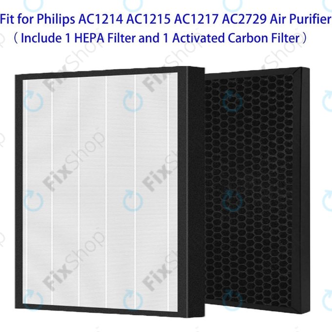 Philips 1000-series, 1000i-series, AC1214, AC1215, AC1217 - Komplet filtrov (HEPA + Aktivno oglje)