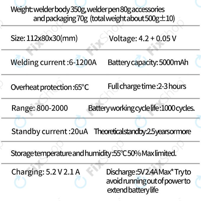 Docreate SW - Prenosni baterijski točkovni varilec z zaslonom (5000mAh)