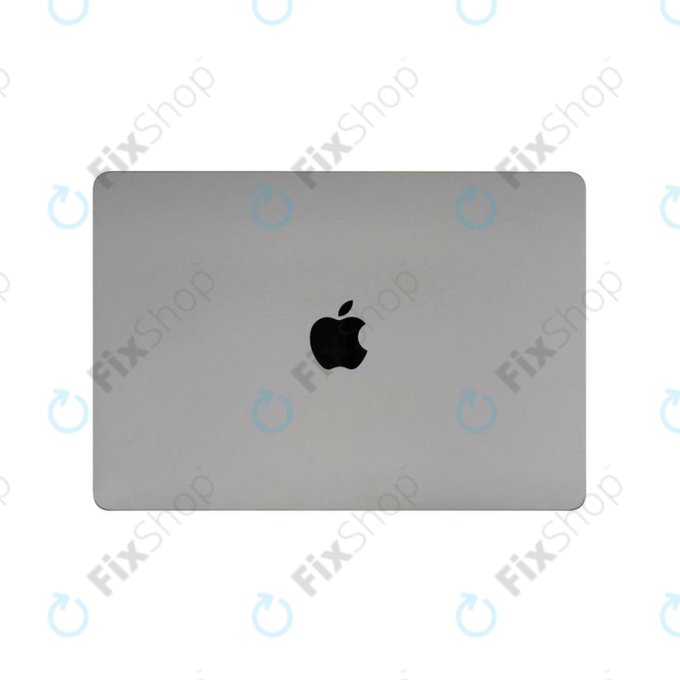 LCD zaslon za MacBook Air 15", A3114 (2024), s sprednjim steklom in pokrovom, Space Gray, 661-40259, Genuine Apple