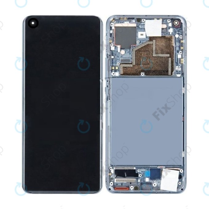 Xiaomi Mi 11 - LCD zaslon + steklo na dotik + okvir (Midnight Gray) - 56000800K200 Genuine Service Pack