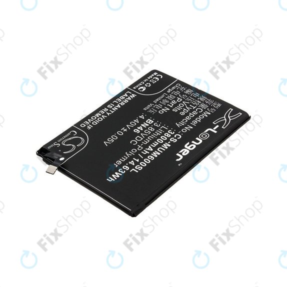 Baterija za Xiaomi Redmi Note 8T, 3800mAh, Li-Pol, 3.85 V, BN46, HQ