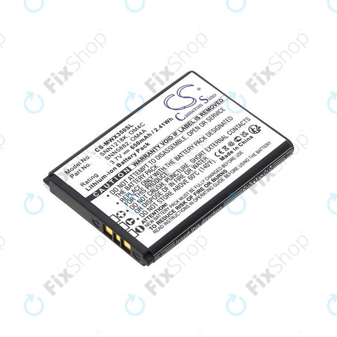 Baterija za Motorola Gleam +, 650mAh, Li-Ion, 3.7V, OM4A, OM4C, HQ