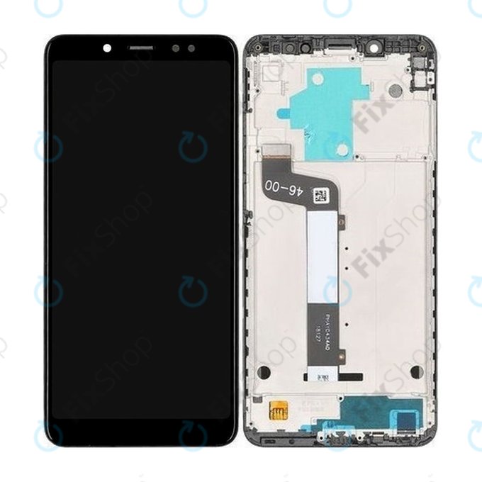 Xiaomi Redmi Note 5 Pro - LCD zaslon + steklo na dotik + okvir (Black) - 560610027033 Genuine Service Pack