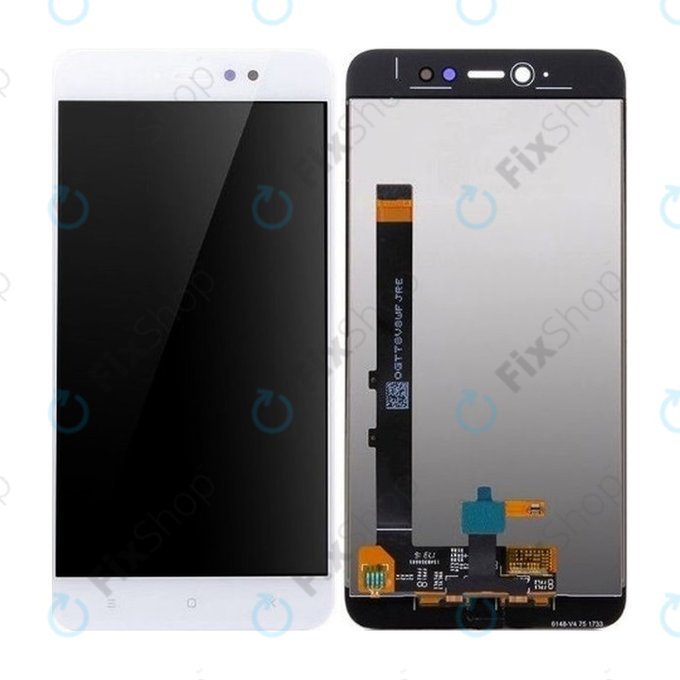 Xiaomi Redmi Note 5A - LCD zaslon + steklo na dotik (White) TFT