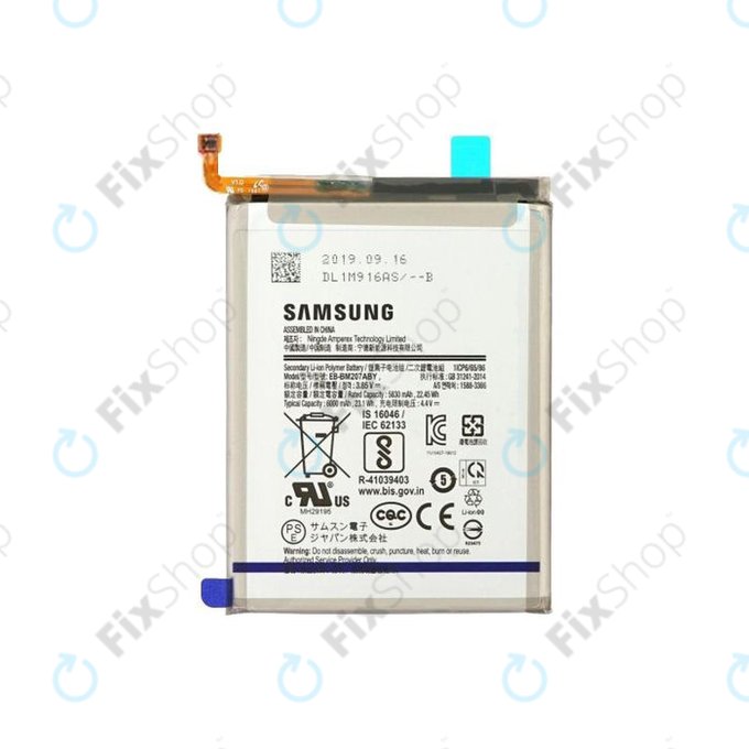 Samsung Galaxy M21 M215F, M30s M307F - Baterija EB-BM207ABY 6000mAh - GH82-21263A Genuine Service Pack