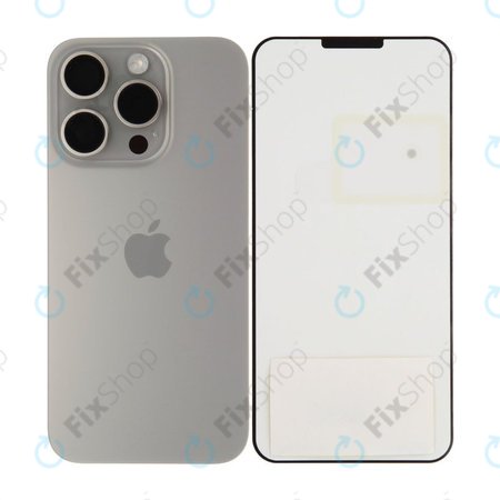 Steklo zadnjega ohišja za iPhone 15 Pro | Natural Titanium | 661-35702 | Genuine Apple