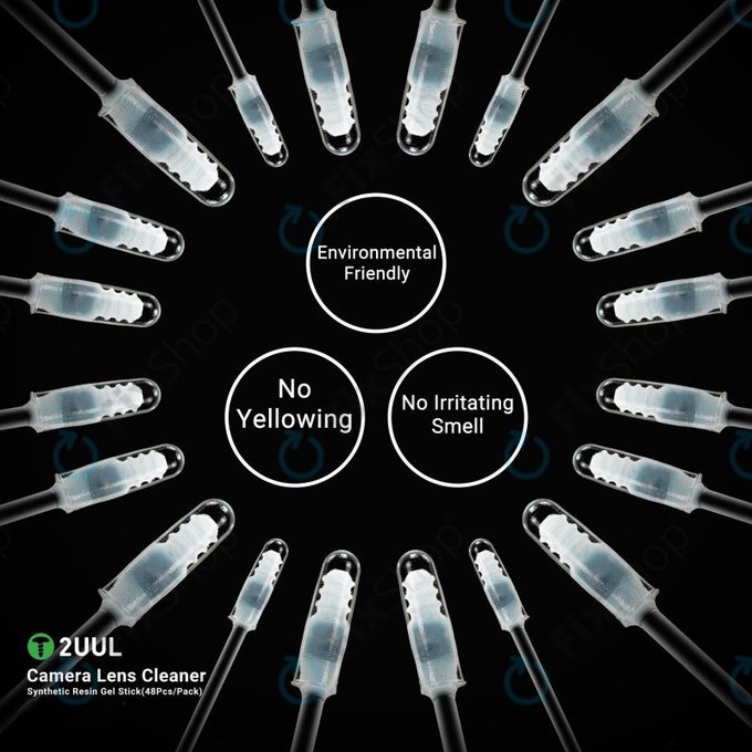 2UUL CL21 - Čistilne palčke za objektiv kamere (48 kosov)