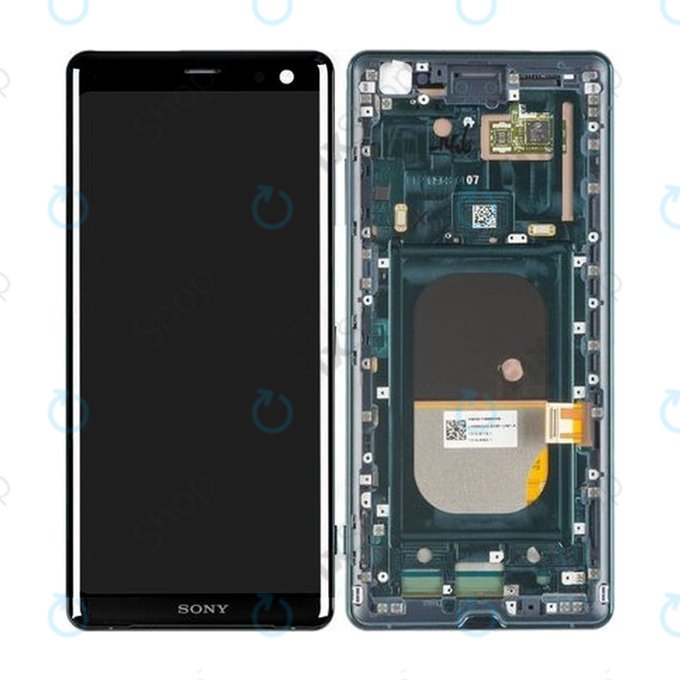 Sony Xperia XZ3 - LCD zaslon + steklo na dotik + okvir (Forest Green) - 1315-5028 Genuine Service Pack