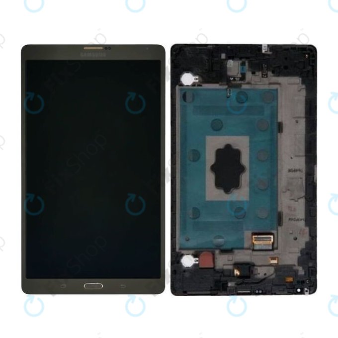 Samsung Galaxy Tab S 8.4 T705 - LCD zaslon + steklo na dotik + okvir (Titanium Bronze) - GH97-16095B Genuine Service Pack