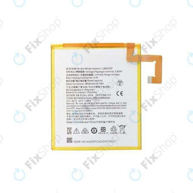 Lenovo Tab M10 TB-X605, TB-X306 ,TB-X505 - Baterija L18D1P32 4850mAh
