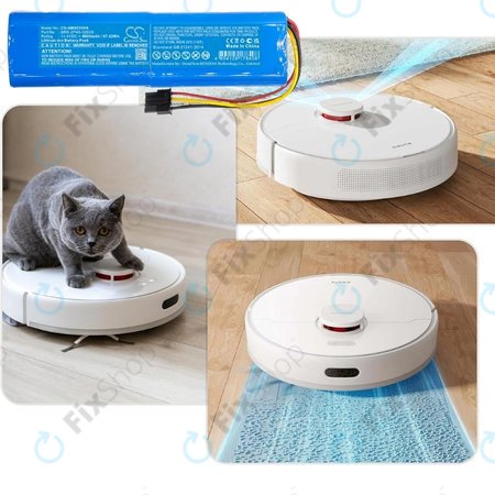 Xiaomi Mi Robot Vacuum Mop-series, Dream-series, Roborock-series - Baterija BRR-2P4S-6800 Li-Ion 14.4V 6800mAh HQ