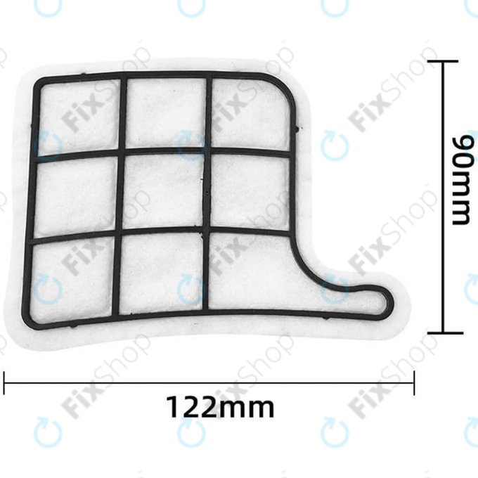 Vorwerk Kobold VK135, VK136 - Filter pred motorjem