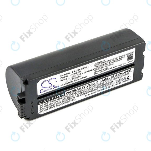 Baterija za Canon Selphy CP, 2000mAh, Li-Ion, 22.2V, NB-CP1L, HQ