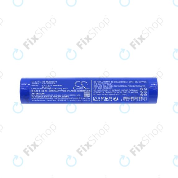 Baterija za Maglite ML125, ML150LR, ML150LRX, 3200mAh, LiFePO4, 6.4V, ILIF-3006526, HQ