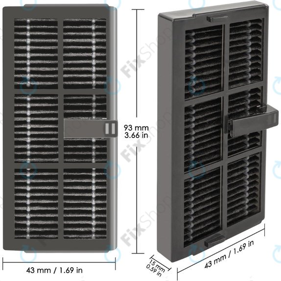 HEPA filter, 2 kos za Xiaomi Dreame X40 Ultra, L40 Ultra, X30 Ultra, L10s Ultra Gen2, L10s Pro Ultra, Mova E30 Ultra
