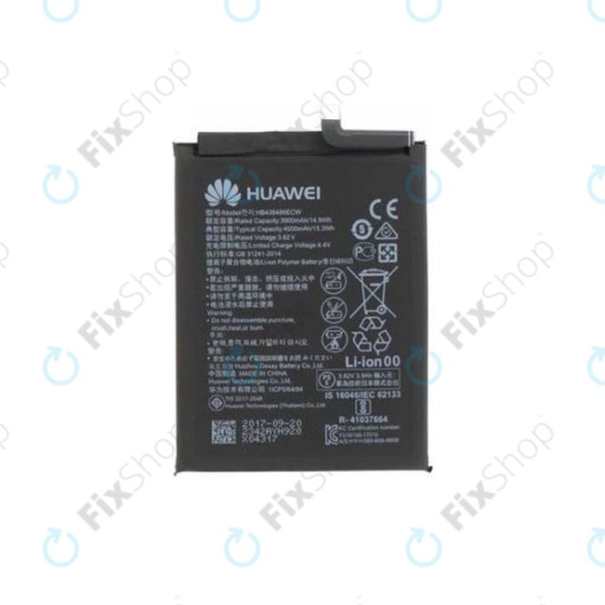 Huawei P Smart Z, Honor 9X, P20 Lite (2019) - Baterija HB446486ECW 4000mAh - 24022915 Genuine Service Pack